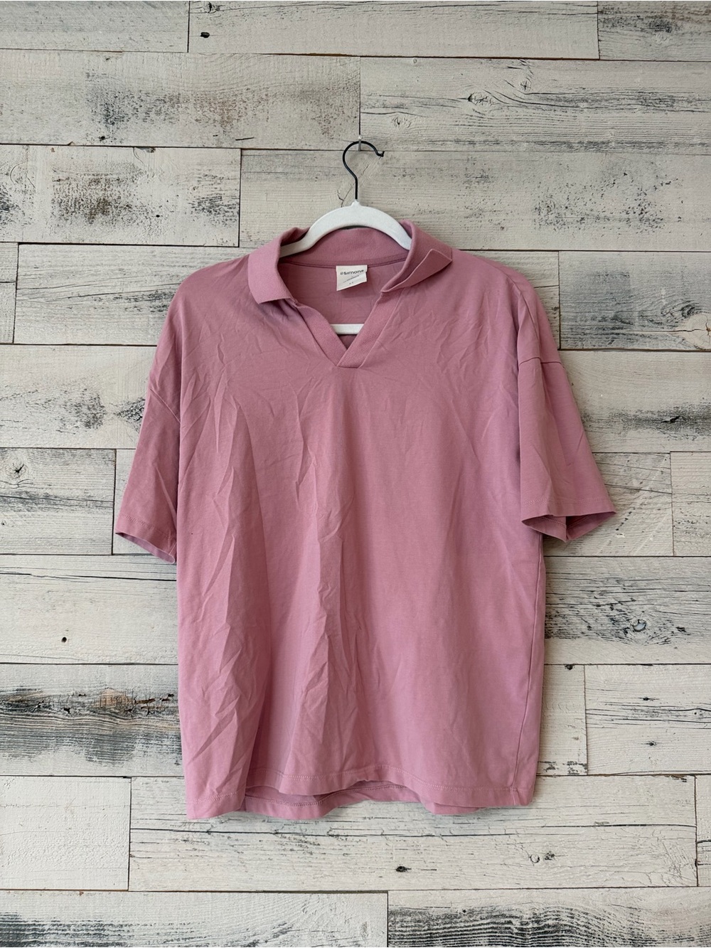 Simons Dusty Pink Polo-Style Shirt